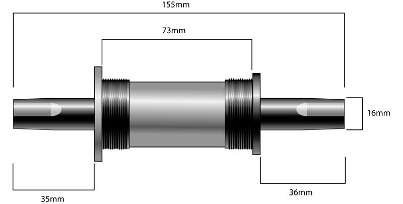 measuring bottom bracket